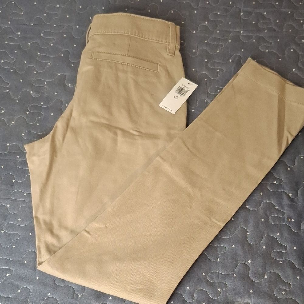 Old Navy Skinny StretchTan Pants size 12 slim NWT